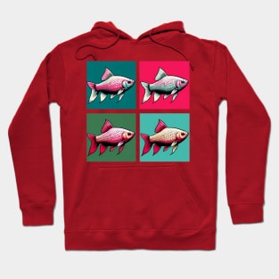 Pop Rosy Barb - Cool Aquarium Fish Hoodie